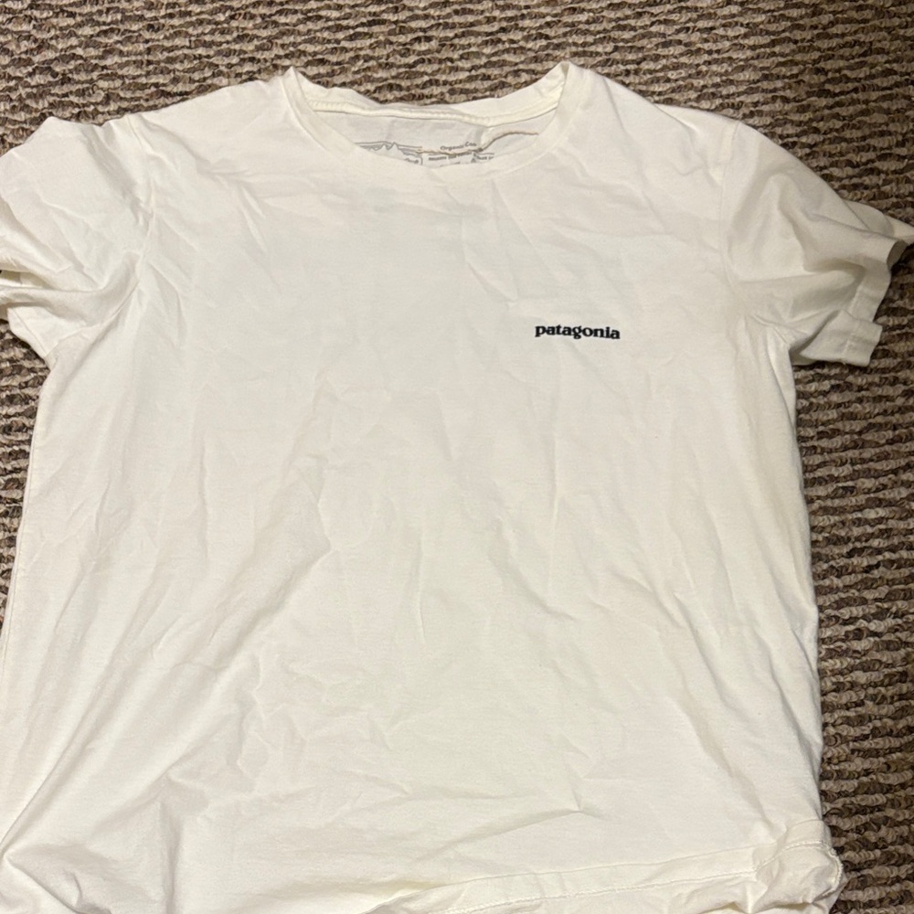 Patagonia women’s size small white Short Sleeve Tee never worn